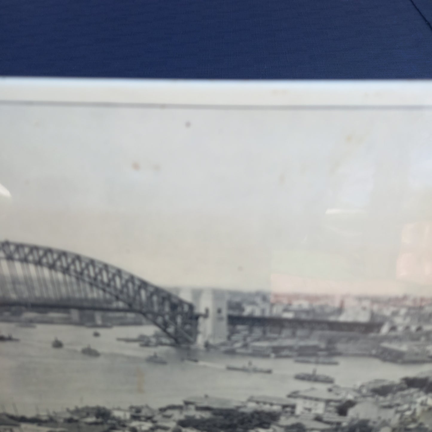 Sydney Harbour Bridge Souvenir Tin Picture – 1932 Opening Commemorative-Vintage Australian Souvenir / Advertising Memorabilia-Tilbrook and Co