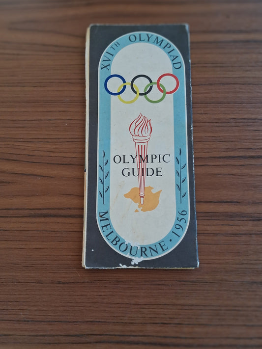 XVI TH. Olympiad : Melbourne 1956 Olympic Guide-Pamphlet-Tilbrook and Co