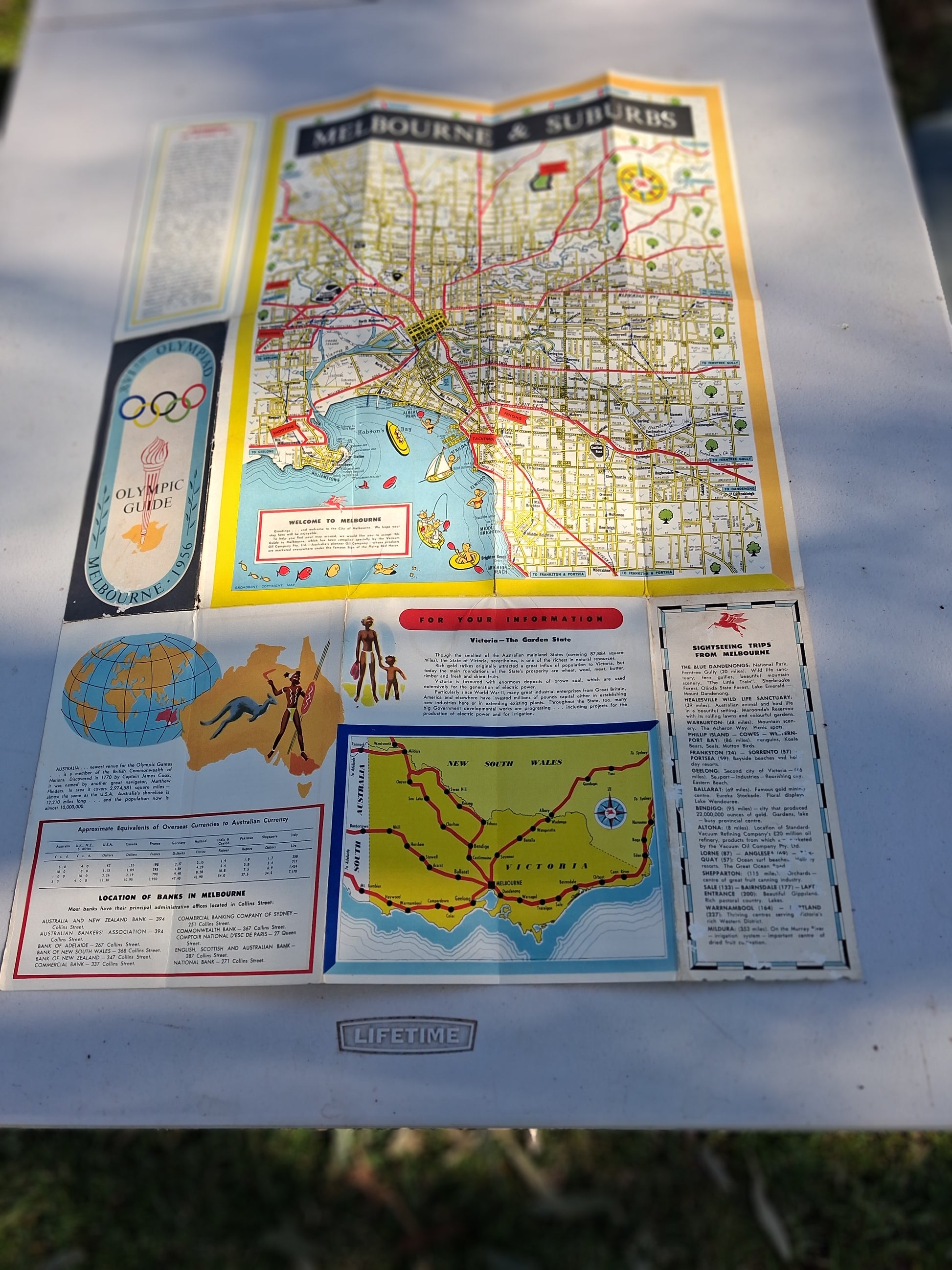 XVI TH. Olympiad : Melbourne 1956 Olympic Guide-Pamphlet-Tilbrook and Co