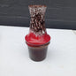 Vintage West German Scheurich Fabiola Vase No. 209-18 – Mid Century Pottery, 1970s WGP Ceramics, MCM Brown & Red-Vintage Vase-Tilbrook and Co