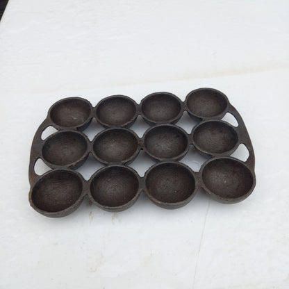 Vintage Cast Iron Gem Scone Tray – Rectangular Baking Pan-Vintage Kitchenware-Tilbrook and Co