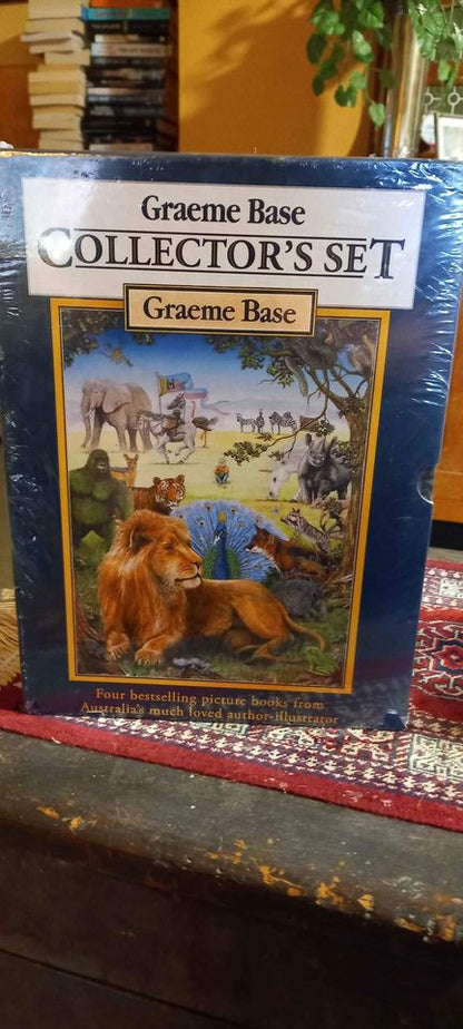 Graeme Base boxed set of 4 books-Book-Tilbrook and Co