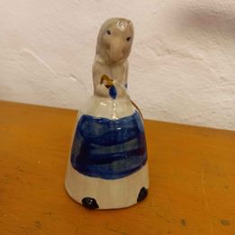 Vintage RJ Drinkwater Baba Yaga Kitchen Witch Pottery Good Luck Bell-Tilbrook and Co