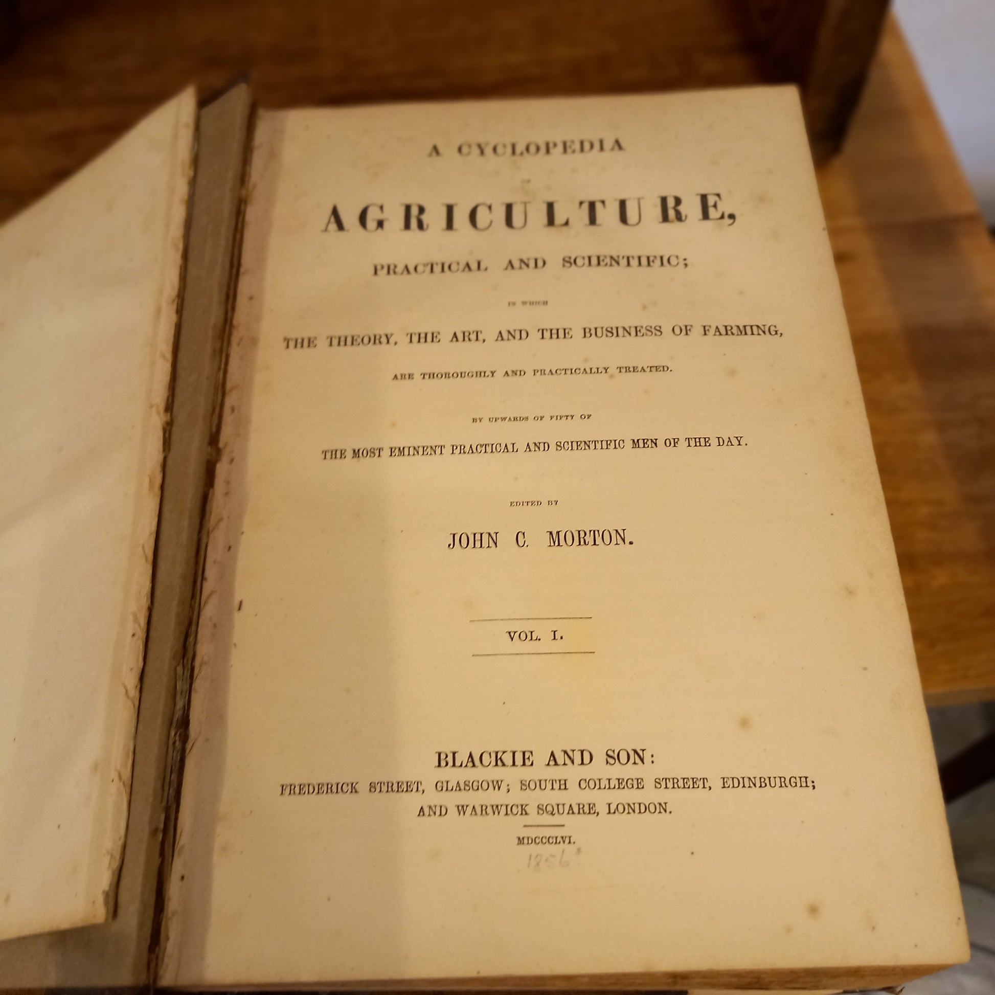 A Cyclopedia of Agriculture, Practical and Scientific; In Which the Theory, the Art, and the Business of Farming Vol 1-Book-Tilbrook and Co