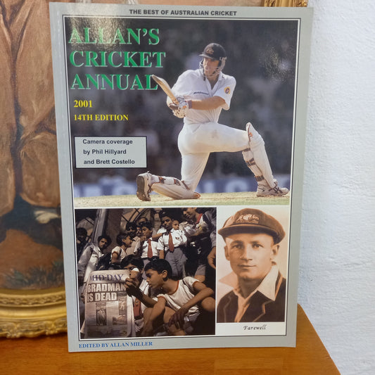 Allan's Cricket Annual 2001 - 14th Edition Edited by Allan Miller-Book-Tilbrook and Co