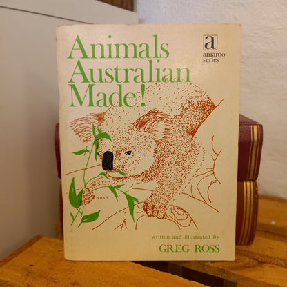 Animals Australian Made / written and illustrated by Greg Ross-Book - Children’s Educational Reader / Australian Animals-Tilbrook and Co