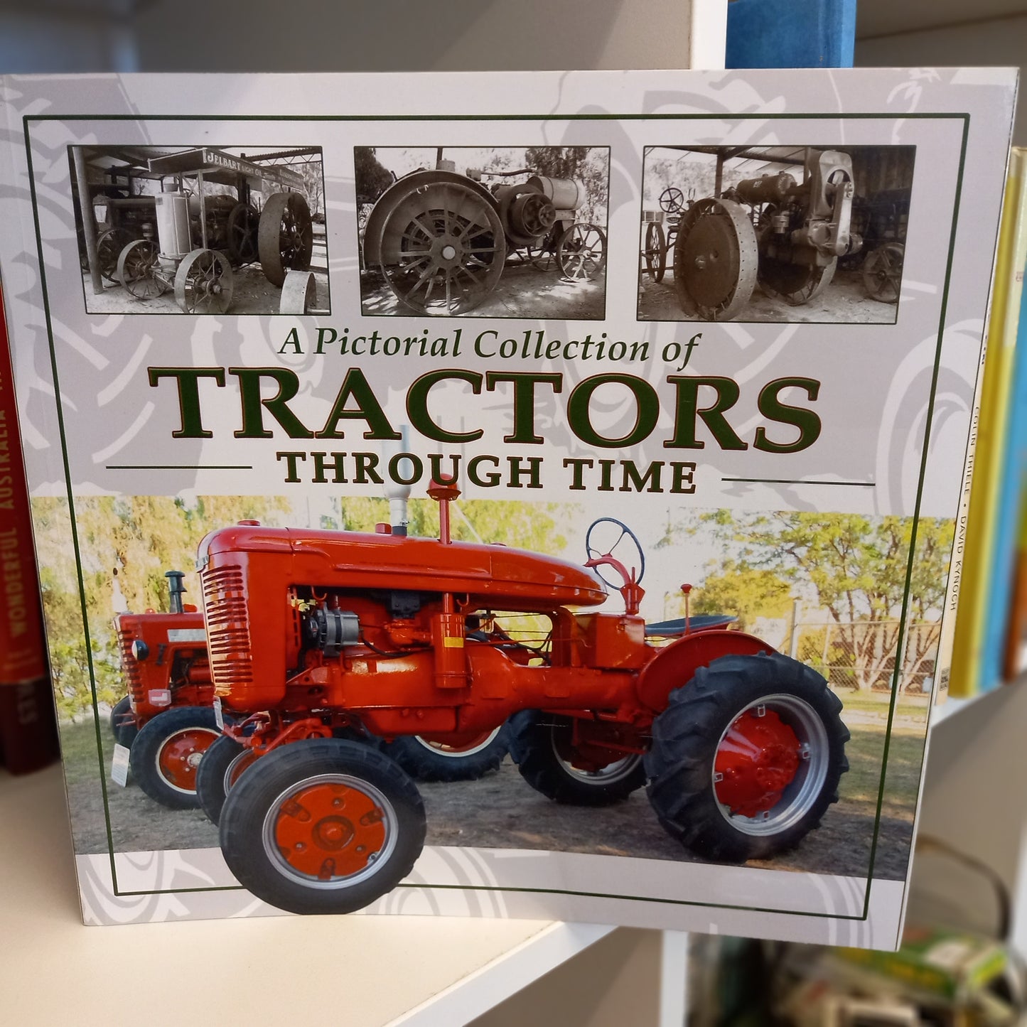 A Pictorial Collection of Tractors Through Time by Adam Lee (2008)-Illustrated Tractor Book-Tilbrook and Co