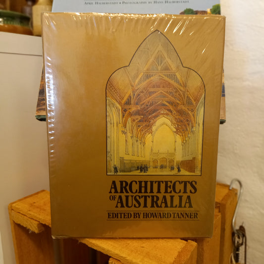 Cover of Architects of Australia edited by Howard Tanner – illustrated architectural profiles and biographies