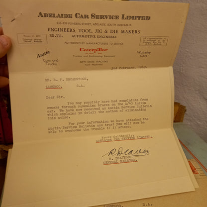 Austin 12 (HS1) & 16 (BS1) Original Workshop Service Manual – No. 438A (1948)-Vintage Automotive Workshop Manual-Tilbrook and Co