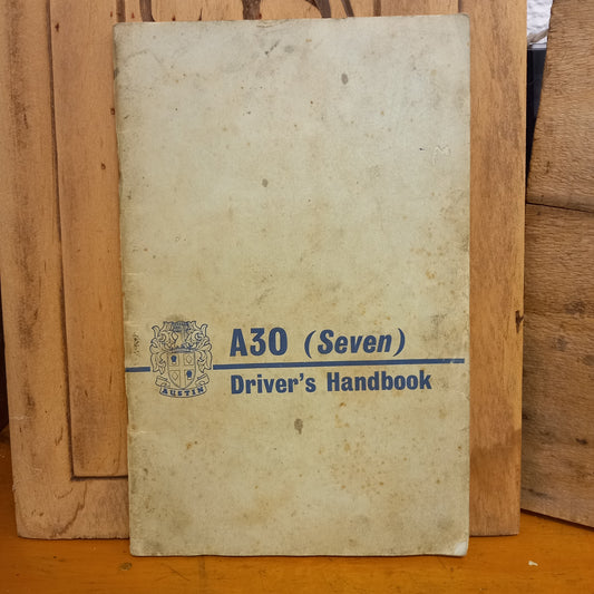 Austin A30 "Seven" Driver's Handbook-Ephemera-Tilbrook and Co