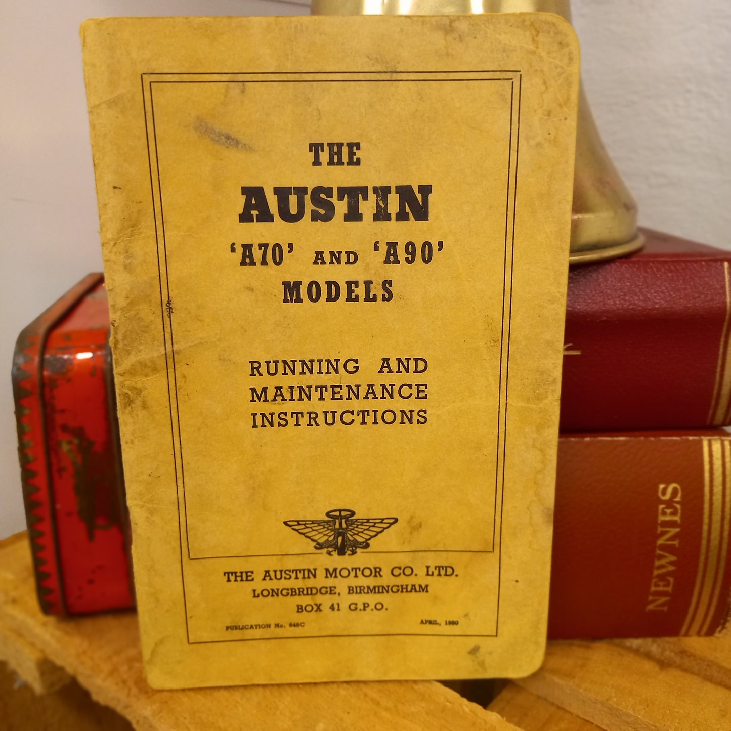 The Austin A70 and A90 Models: Running and Maintenance Instructions – Publication No. 848C (April 1950)-Vintage Automotive Workshop Manual / Factory Guide-Tilbrook and Co