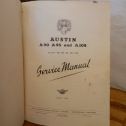 The Austin A90, A95 and A105 Series BS4, BS5, BS6, BS7, BS8, BW6 – Workshop Manual (1957)-Vintage Automotive Workshop Manual / Technical Reference-Tilbrook and Co