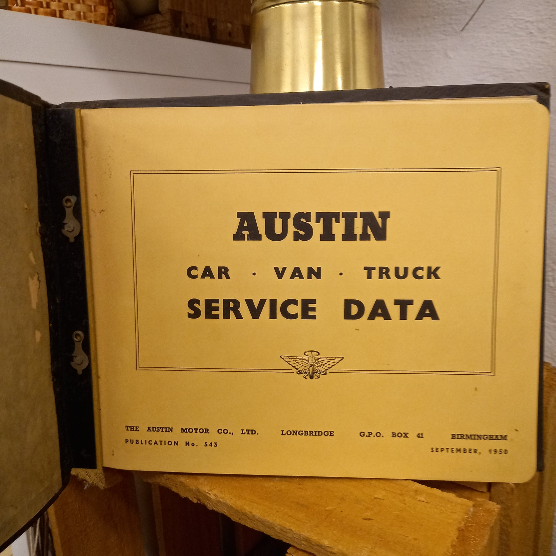 Austin Car, Van & Truck Service Data – Publication No. 543 (September 1950)-Vintage Automotive Workshop Manual / Service Data Book-Tilbrook and Co