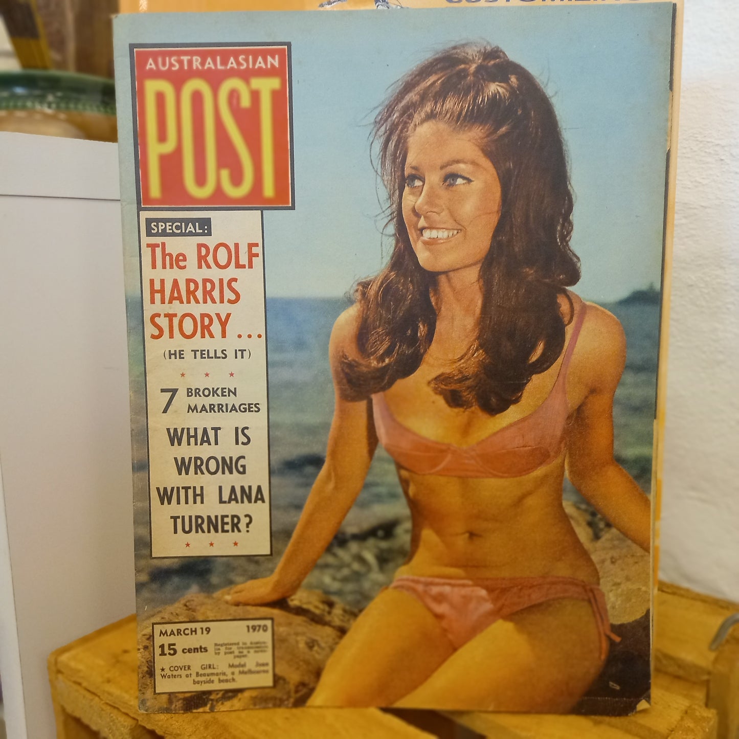 Australasian Post – 19 March 1970 | Vintage Magazine ft. Joan Waters & The Rolf Harris Story-Vintage Australian magazine / Tabloid-style ephemera-Tilbrook and Co