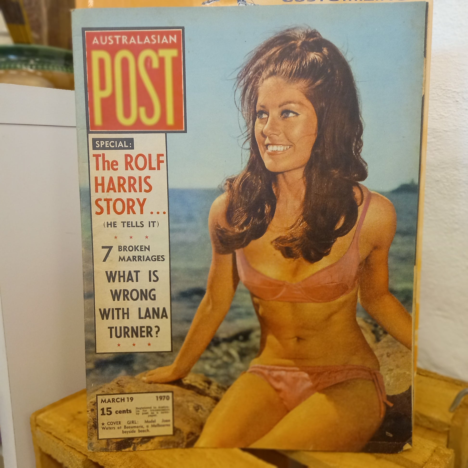 Australasian Post – 19 March 1970 | Vintage Magazine ft. Joan Waters & The Rolf Harris Story-Vintage Australian magazine / Tabloid-style ephemera-Tilbrook and Co