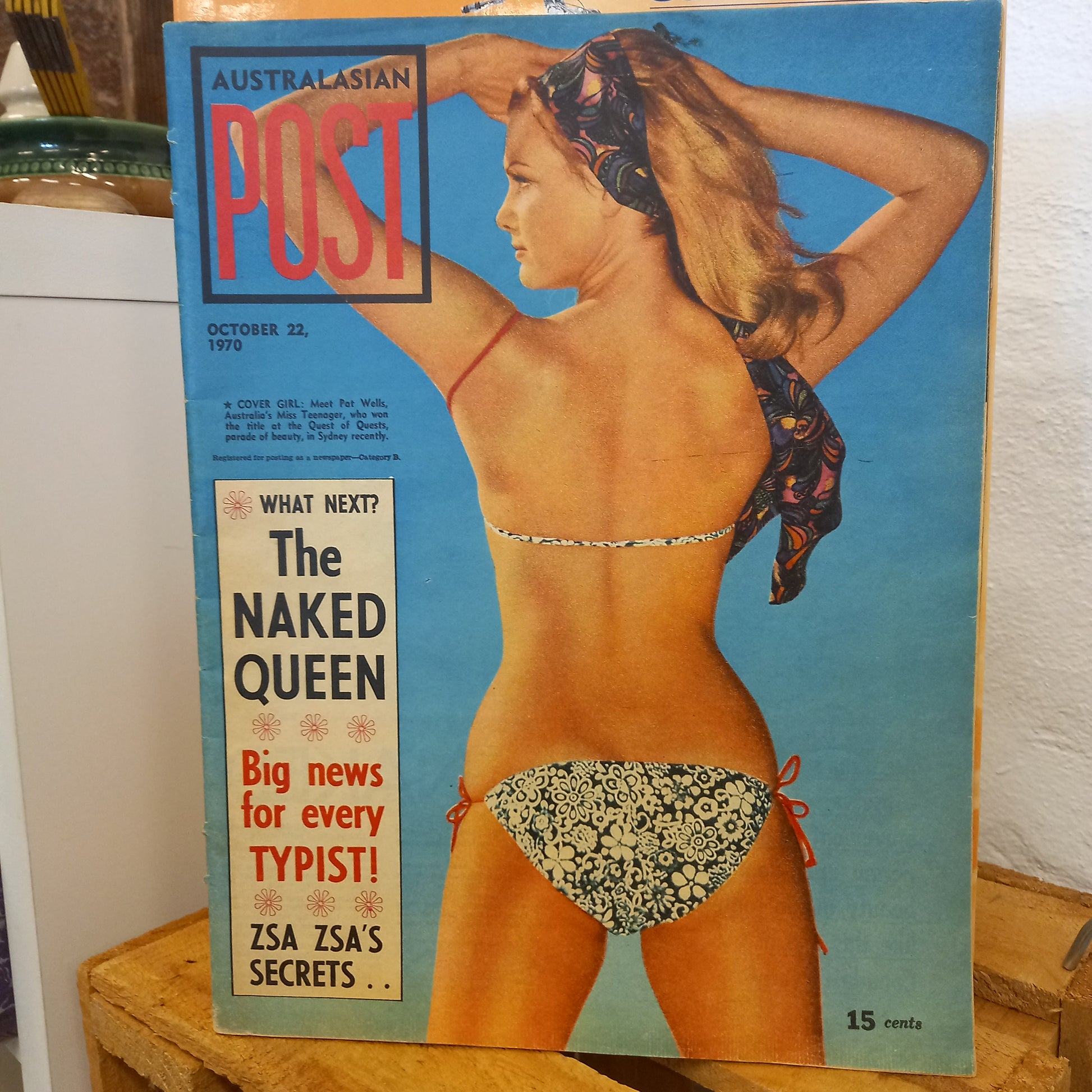 Australasian Post – October 1970 | Vintage Magazine ft. Pat Wells, The Naked Queen & Zsa Zsa’s Secrets-Vintage Australian magazine / Retro pop culture ephemera-Tilbrook and Co