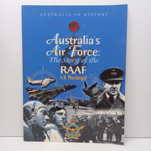 Australia's Air Force The Story of the RAAF by A.K. Macdougall-Book-Tilbrook and Co