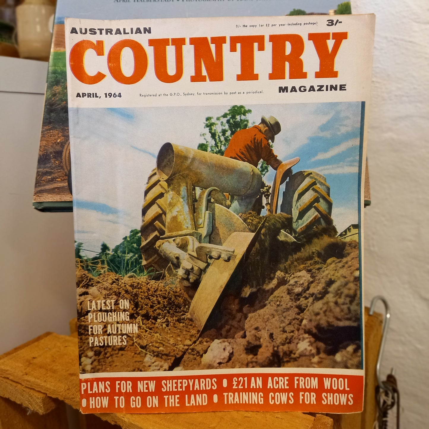 Australian Country Magazine – April 1964-Vintage agricultural periodical / Rural magazine-Tilbrook and Co