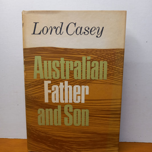 Australian Father and Son by Lord Casey-Book-Tilbrook and Co