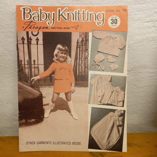 Baby Knitting A Paragon Knitting Book No 105-Ephemera-Tilbrook and Co