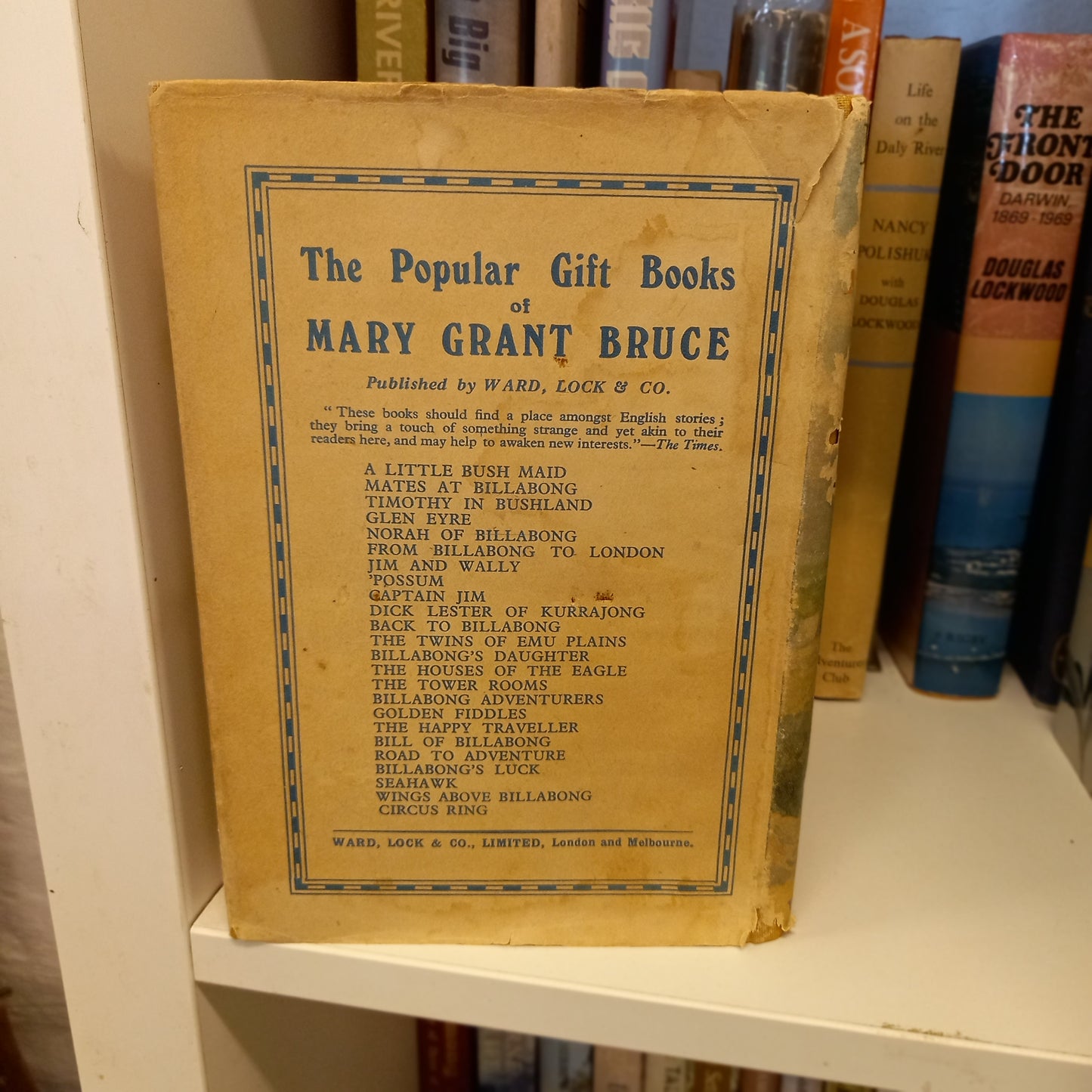 Billabong Gold by Mary Grant Bruce (1937) – Illustrated Australian Juvenile Fiction-Vintage Australian Children's Book-Tilbrook and Co