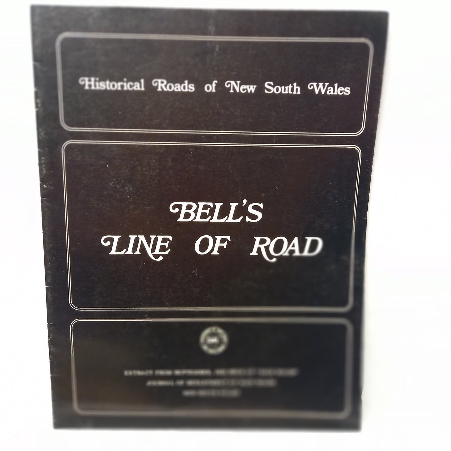 Historical Roads of New South Wales "Bell's Line of Road" Journal-Ephemera-Tilbrook and Co