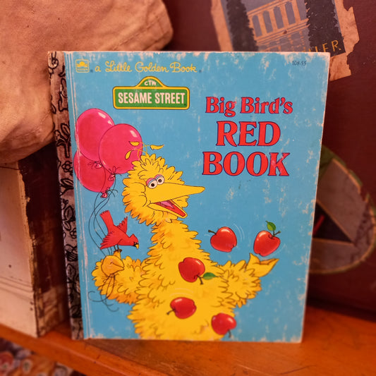 Big Bird's Red Book by Roseanne Cerf; Jonathan Cerf - A Little Golden Book #108-55-Book-Tilbrook and Co