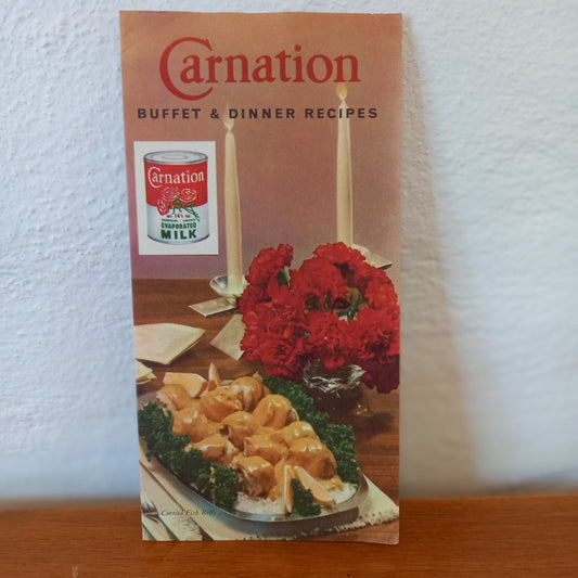 Carnation Buffet & Dinner Recipes-Ephemera-Tilbrook and Co