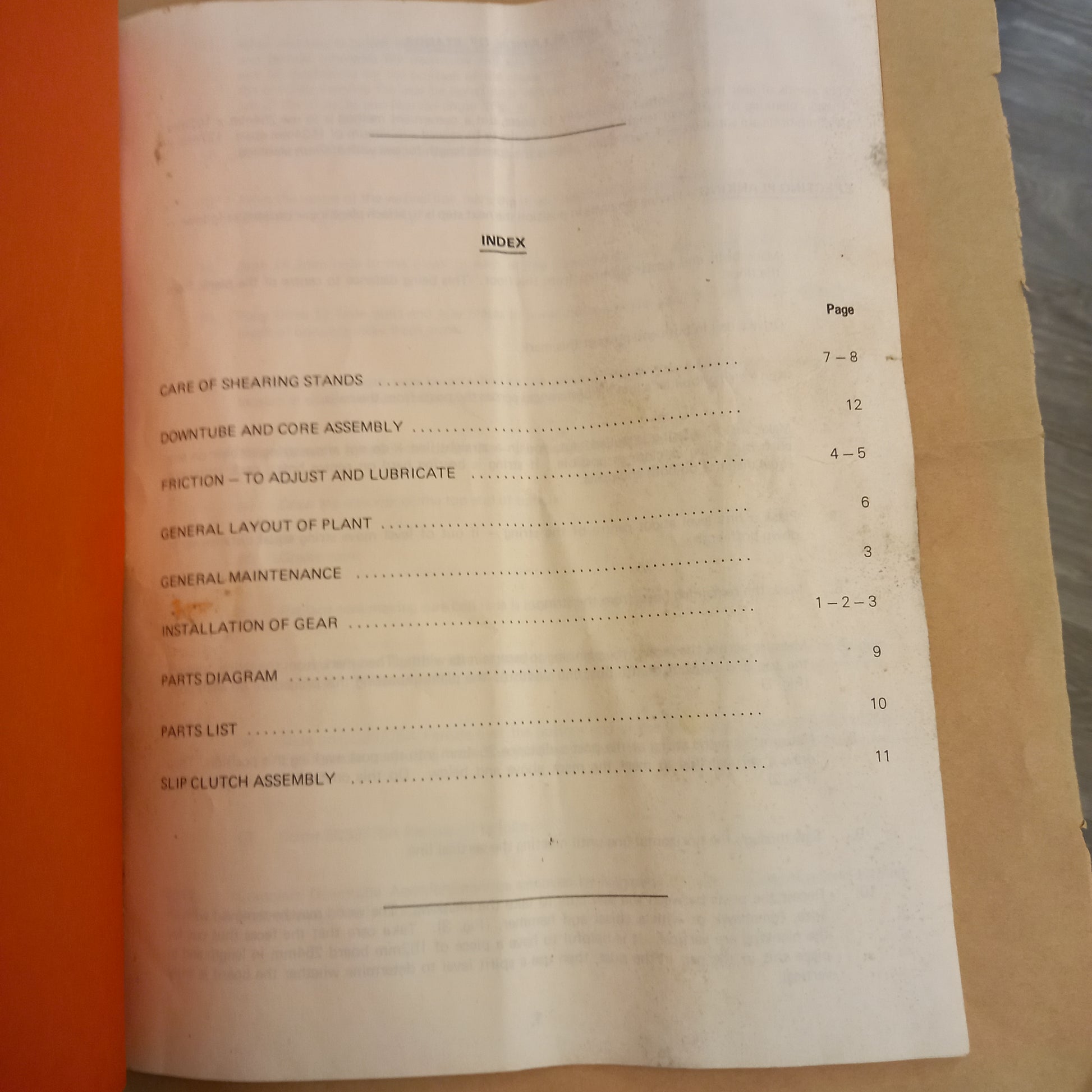 Sunbeam Vertical A.C Electric Shearing Gear Model SGV Installation and Care Manual-Book-Tilbrook and Co