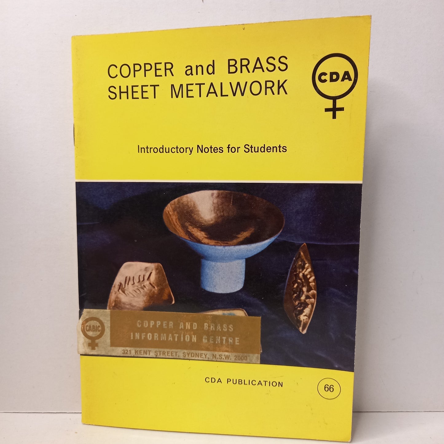 Copper and Brass Sheet Metalwork - introductory notes for students-Book-Tilbrook and Co