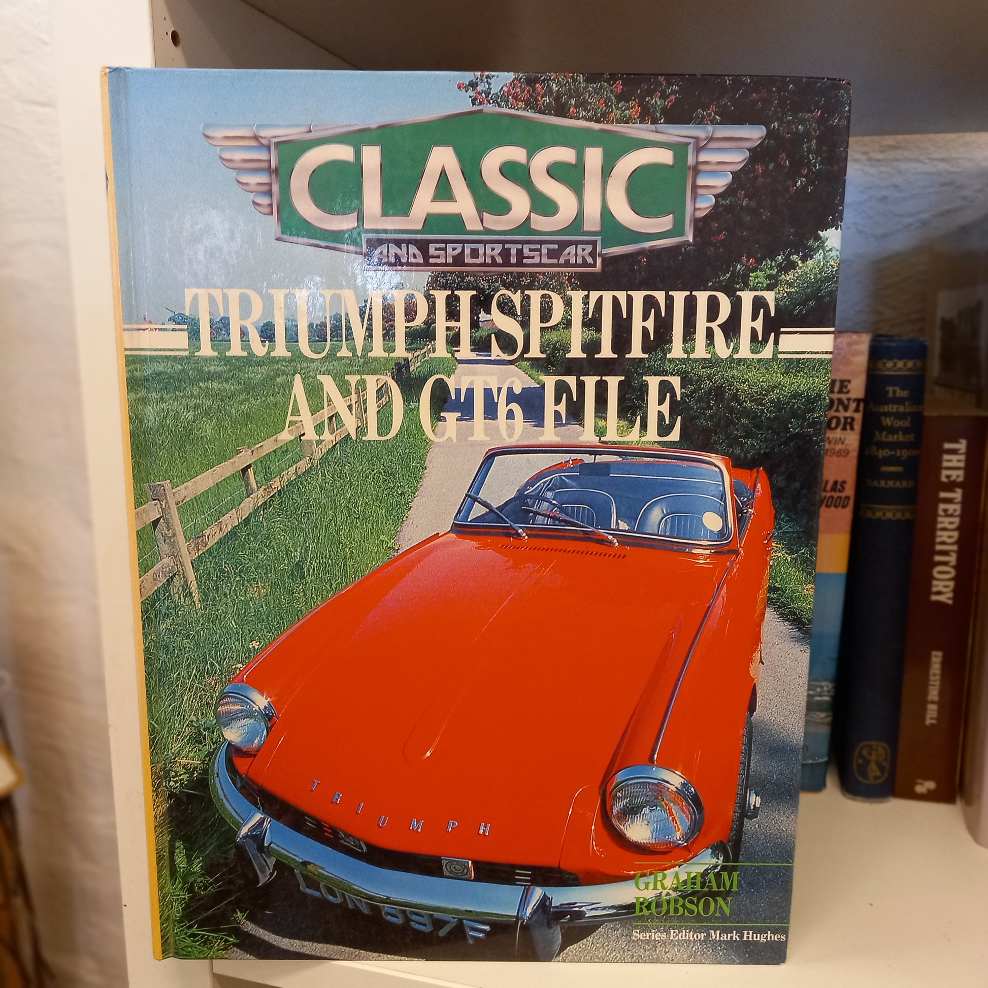Classic Sports Cars: Triumph Spitfire by Mark Hughes (1988)-Book – Non-Fiction/Automotive/ Classic Cars/ Motoring History-Tilbrook and Co
