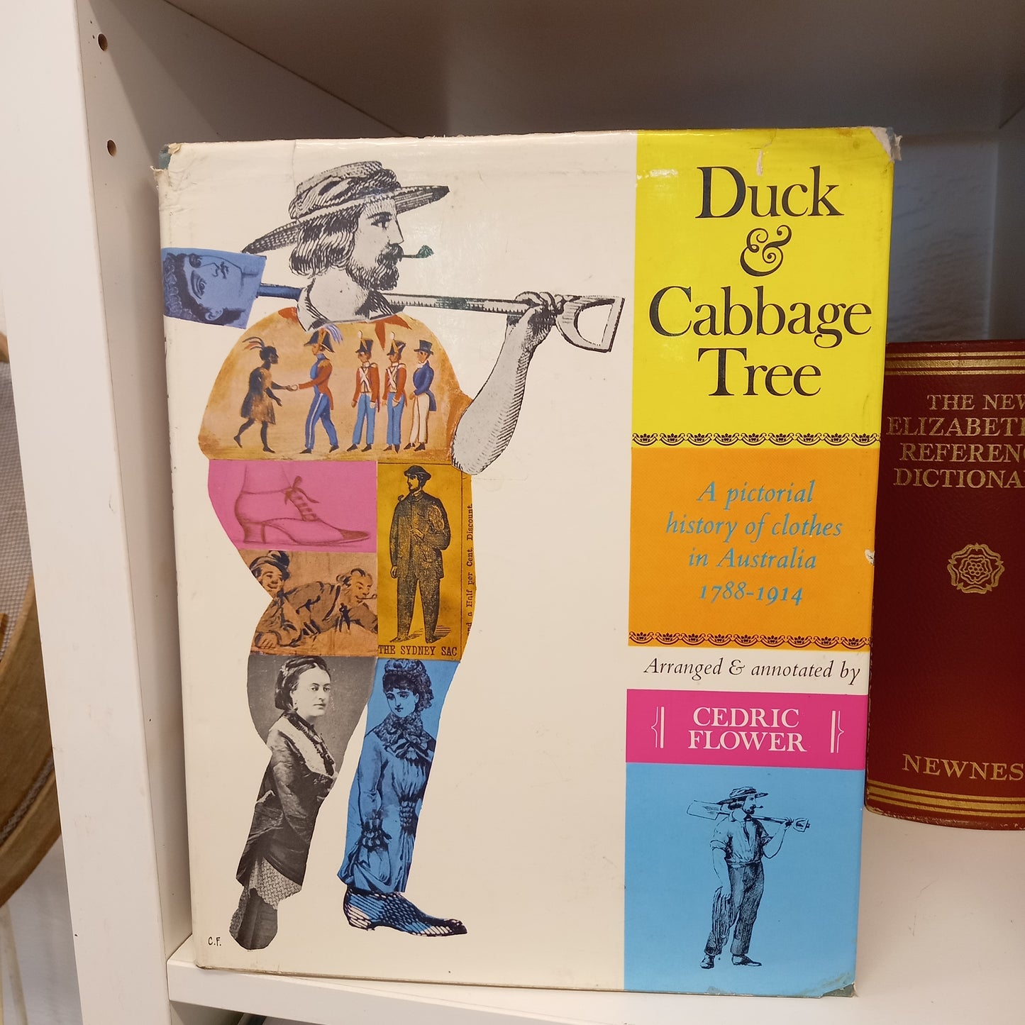 Duck and Cabbage Tree A Pictorial History of Clothes in Australia, 1788-1914 by Cedric Flower-Book-Tilbrook and Co