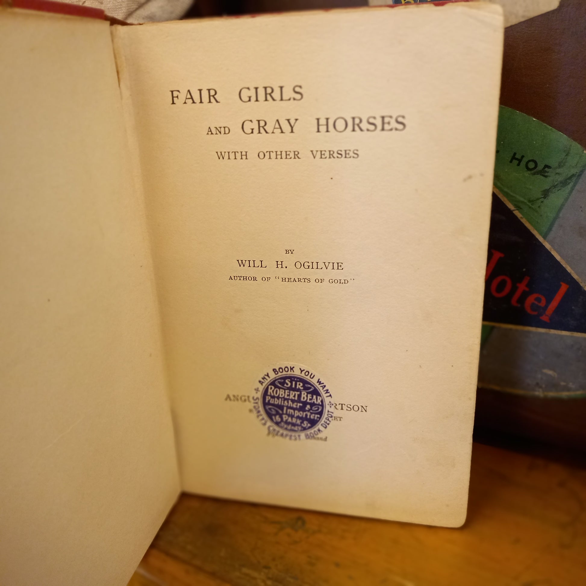 Fair Girls and Gray Horses by Will H Ogilvie-Book-Tilbrook and Co