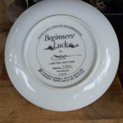 Franklin Mint "Beginners' Luck" plate-Decor-Tilbrook and Co