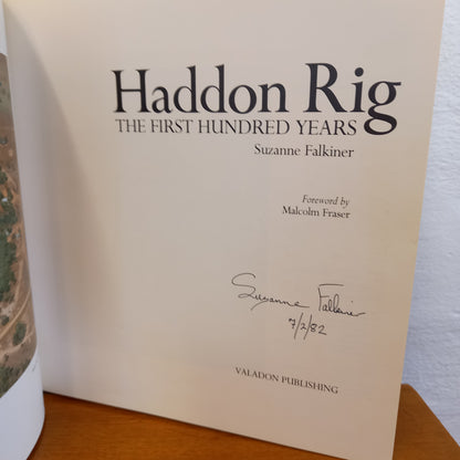 Haddon Rig The First Hundred Years by Suzanne Falkiner-Book-Tilbrook and Co