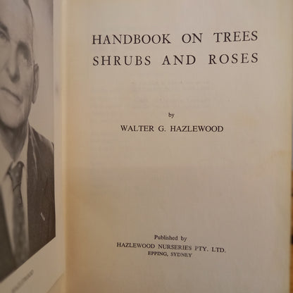 Handbook on trees, shrubs, and roses-Book-Tilbrook and Co