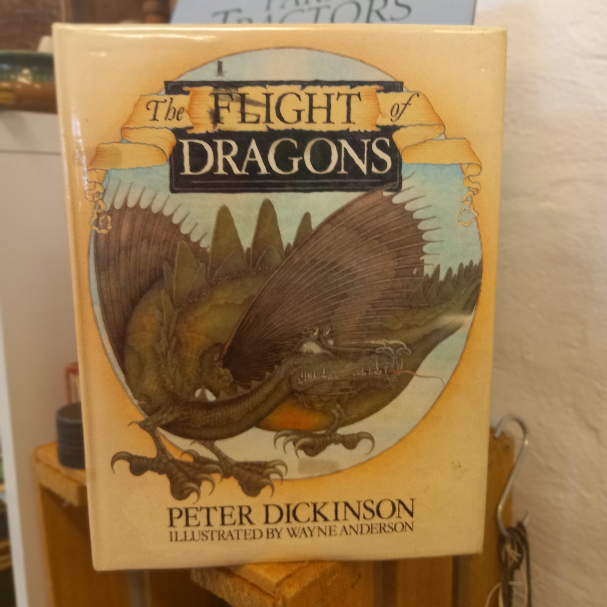 The Flight of Dragons by Peter Dickinson, Illustrated by Wayne Anderson (1979, Hardcover)-Book – Illustrated Fantasy / Natural History Fiction-Tilbrook and Co