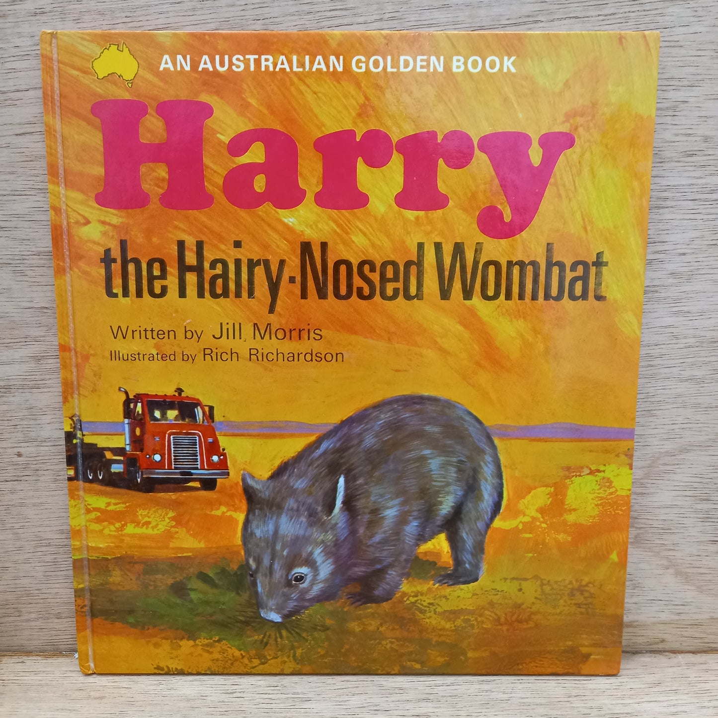 Harry the Hairy-Nosed Wombat - An Australian Golden Book-Book-Tilbrook and Co