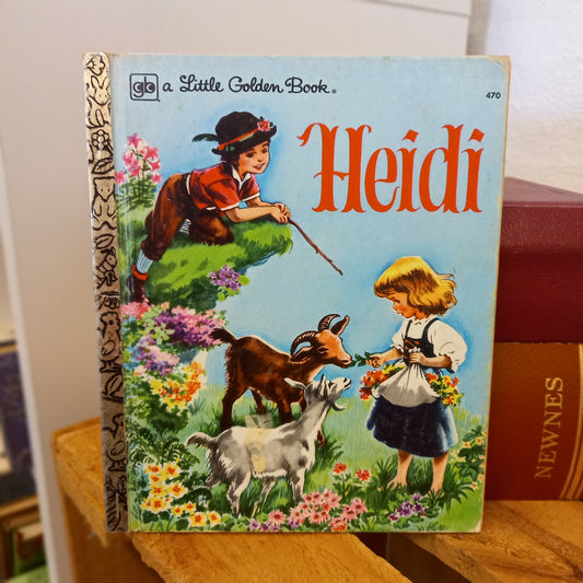 Heidi – Adapted from the Original by Johanna Spyri (1978)-Book - Classic children’s fiction / Vintage picture book / Little Golden Book-Tilbrook and Co