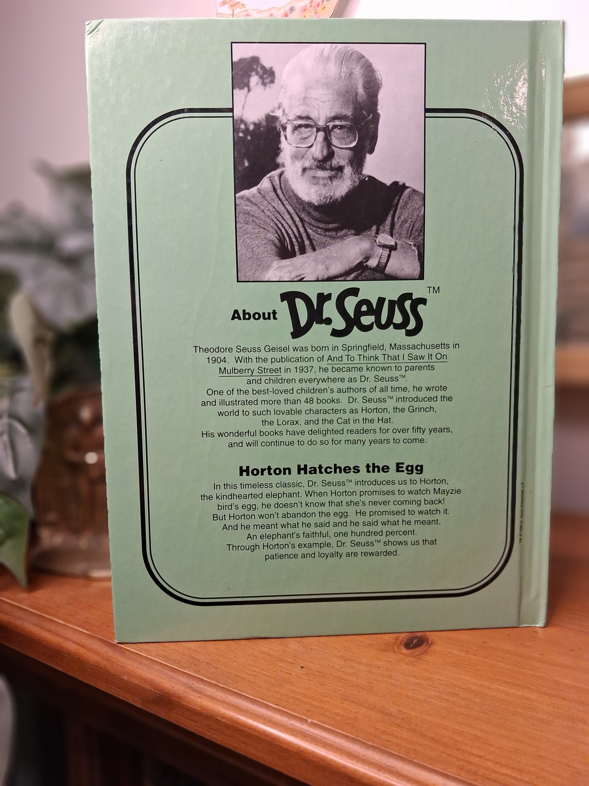 Horton Hatches the Egg by Dr. Seuss – Grolier Book Club Edition, 1996-Vintage Children’s Books-Tilbrook and Co