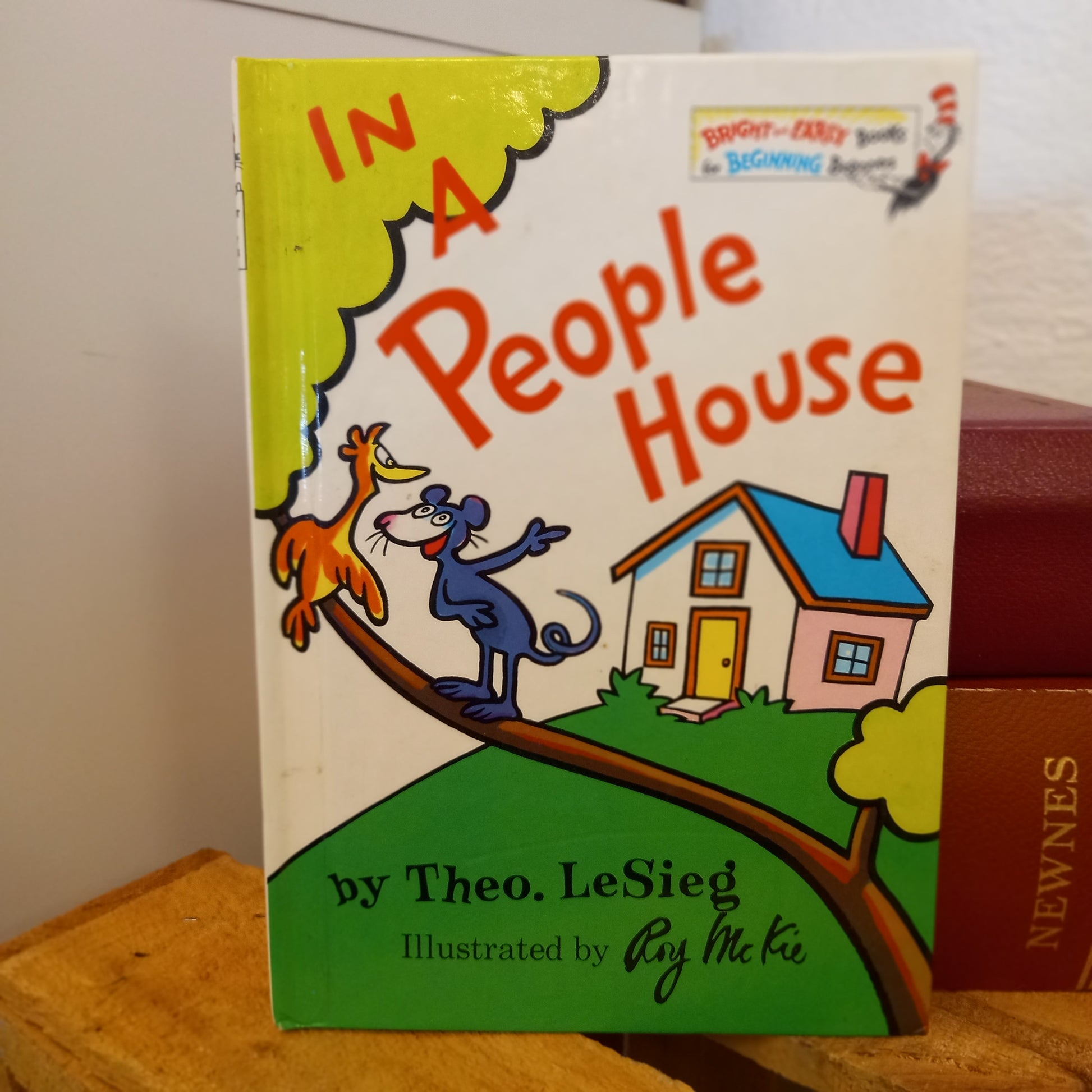 In a People House – Theo LeSieg & Richard Erdoes (1972, Grolier Edition) | Vintage Beginner Books®-Vintage Children's Books-Tilbrook and Co