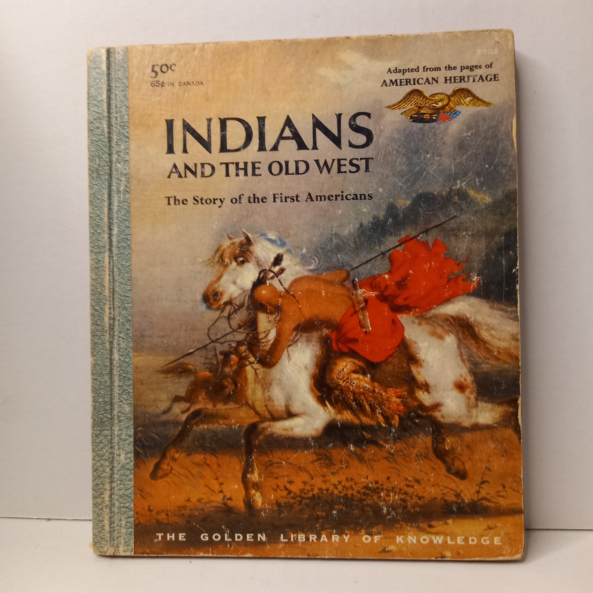 Indians and the Old West: the Story of the First Americans (the Golden Library of Knowledge)-Book-Tilbrook and Co