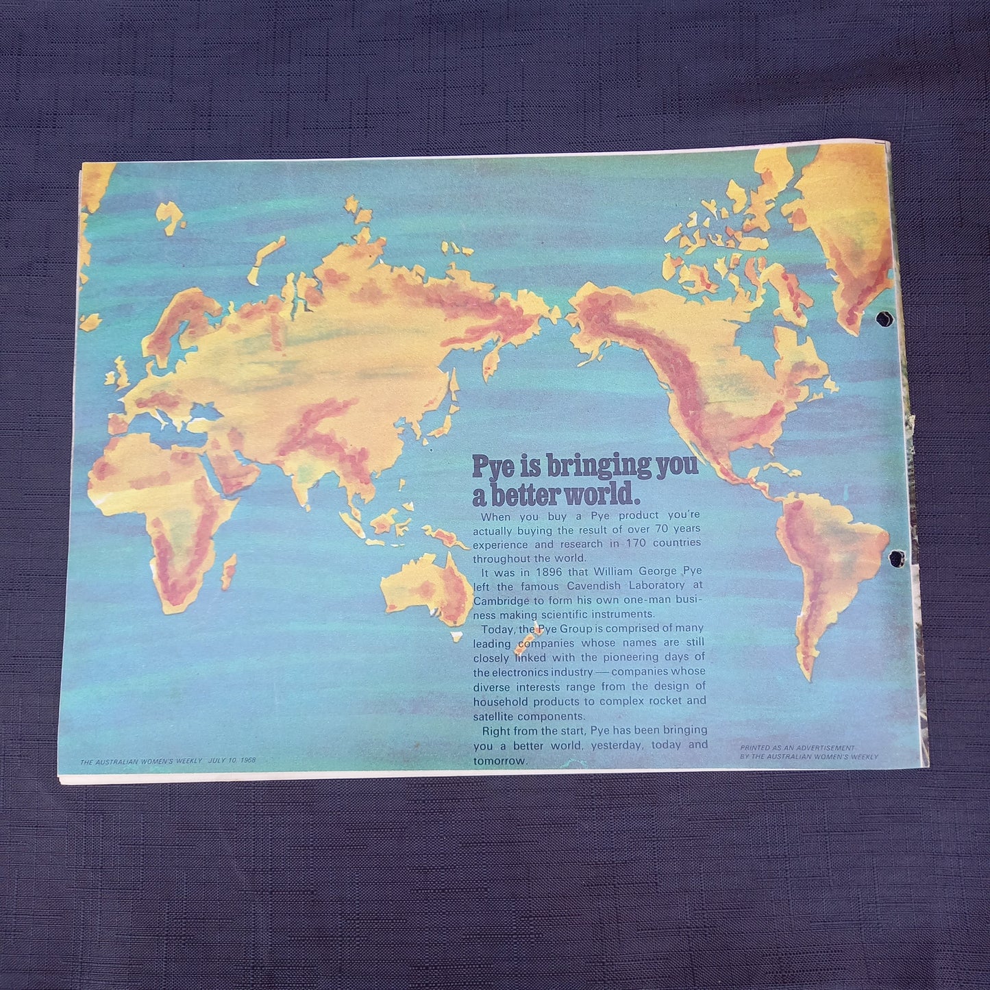It’s Pye You’re Hunting For – Advertising Supplement to The Australian Women’s Weekly, July 10, 1968-Vintage Advertising Supplement-Tilbrook and Co
