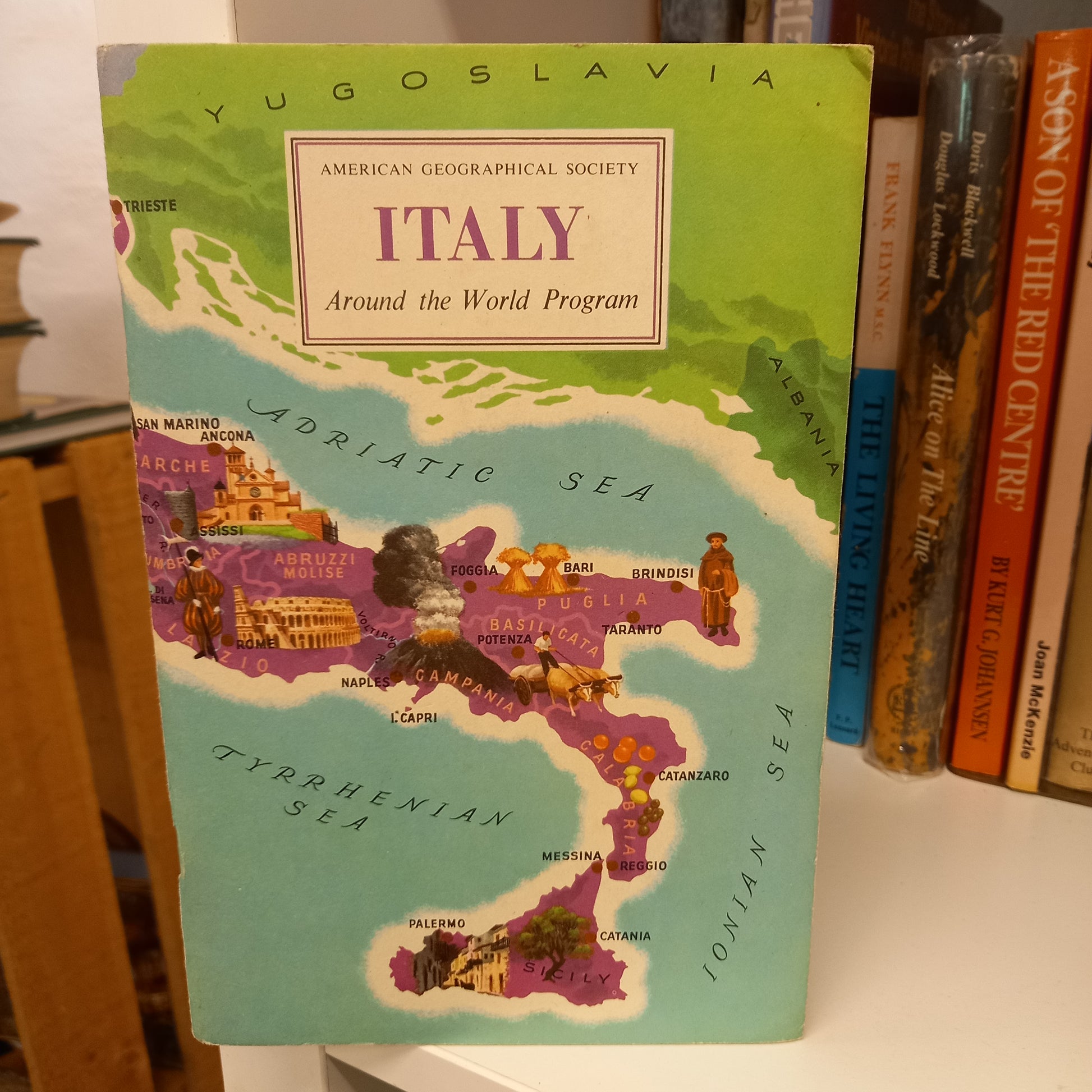 Italy Around the World Program (American Geographical Society) by George Kish-Books-Tilbrook and Co