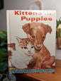 Kittens and Puppies: A Real Live Animal Book by Peggy Burrows-Vintage Children’s Book / Animal Book / Picture Book-Tilbrook and Co