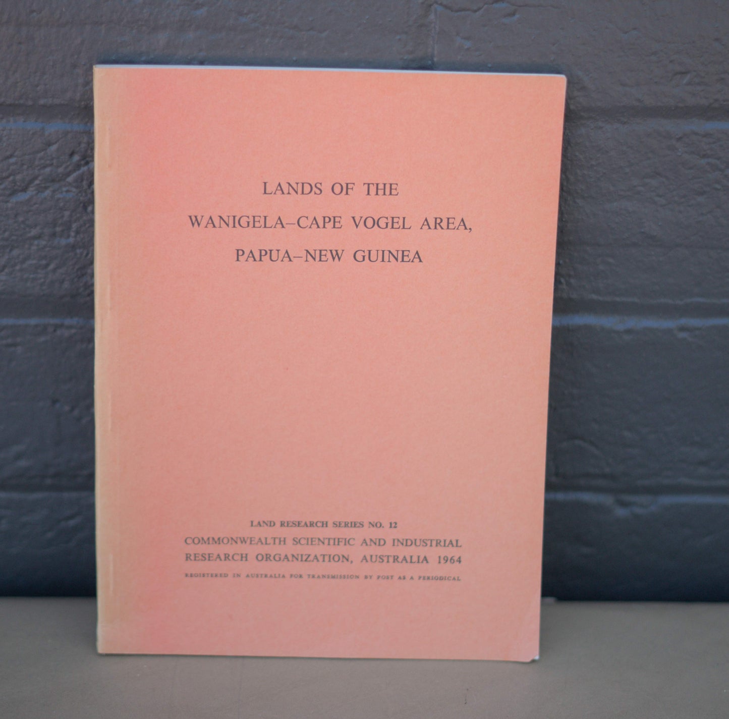 Lands of the Buna-Kokoda Area, Territory of Papua and New Guinea. Land Research Series No. 10 By H.A Haantjens et al-Books-Tilbrook and Co