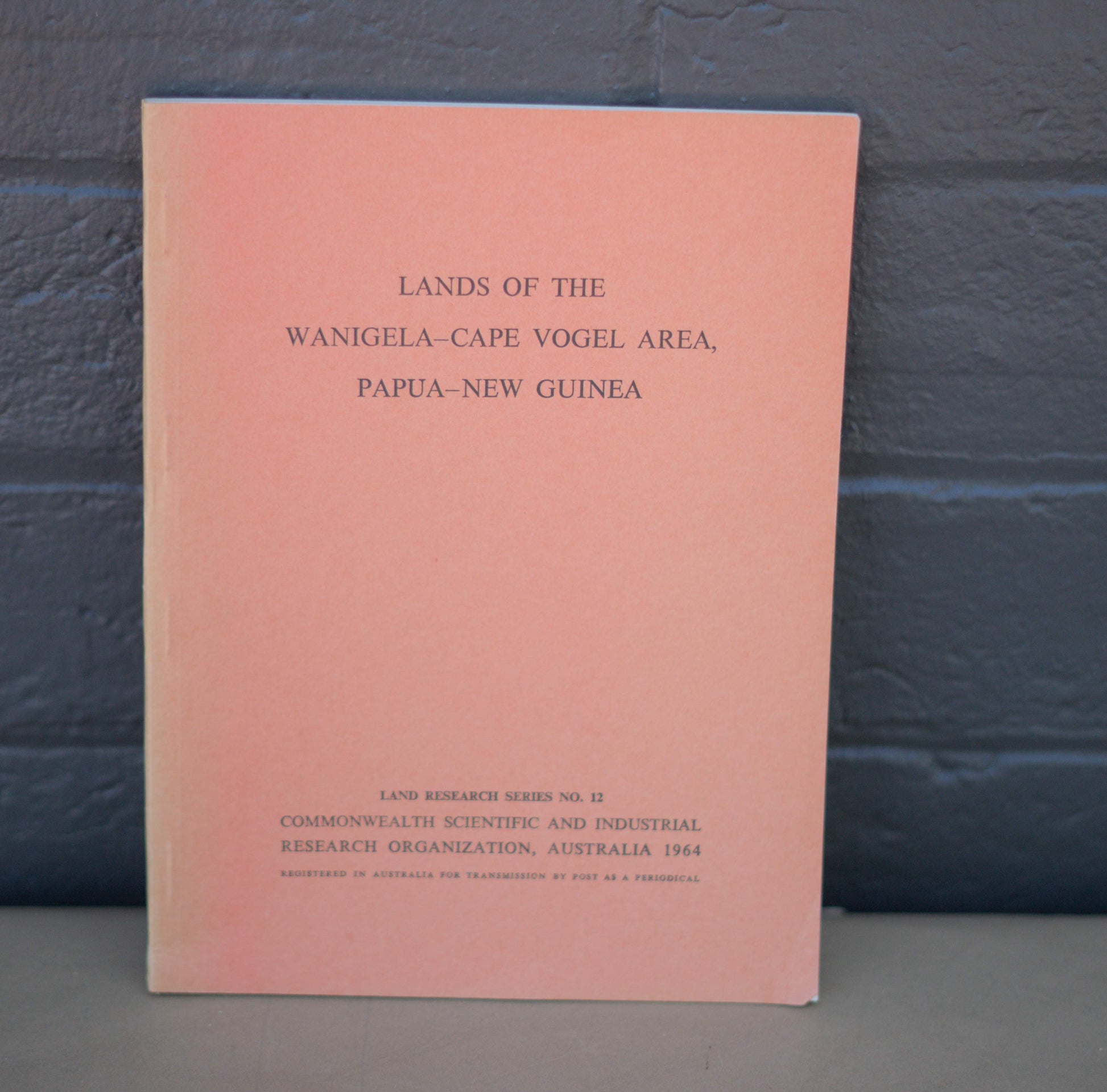 Lands of the Buna-Kokoda Area, Territory of Papua and New Guinea. Land Research Series No. 10 By H.A Haantjens et al-Books-Tilbrook and Co