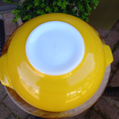 Large Yellow Pyrex Bowl-Decor-Tilbrook and Co