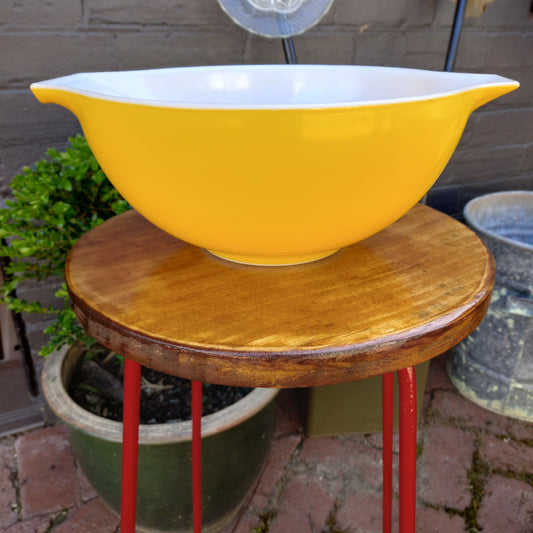 Large Yellow Pyrex Bowl-Decor-Tilbrook and Co