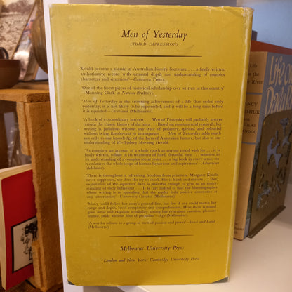 Men Of Yesterday ~ Social History Of Western District Of Victoria by Margaret Kiddle-Books-Tilbrook and Co